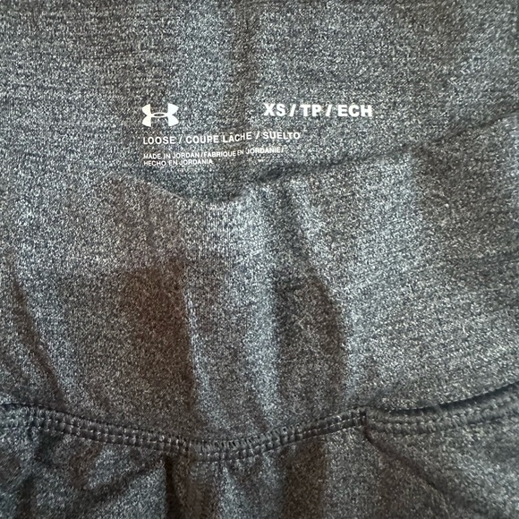 NWOT- Under Armour Heather Gray Joggers - Picture 2 of 3
